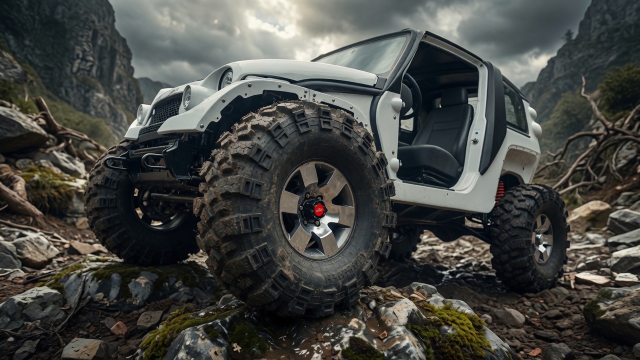 Stark Genius Radical 4x4 encarando trilha pesada